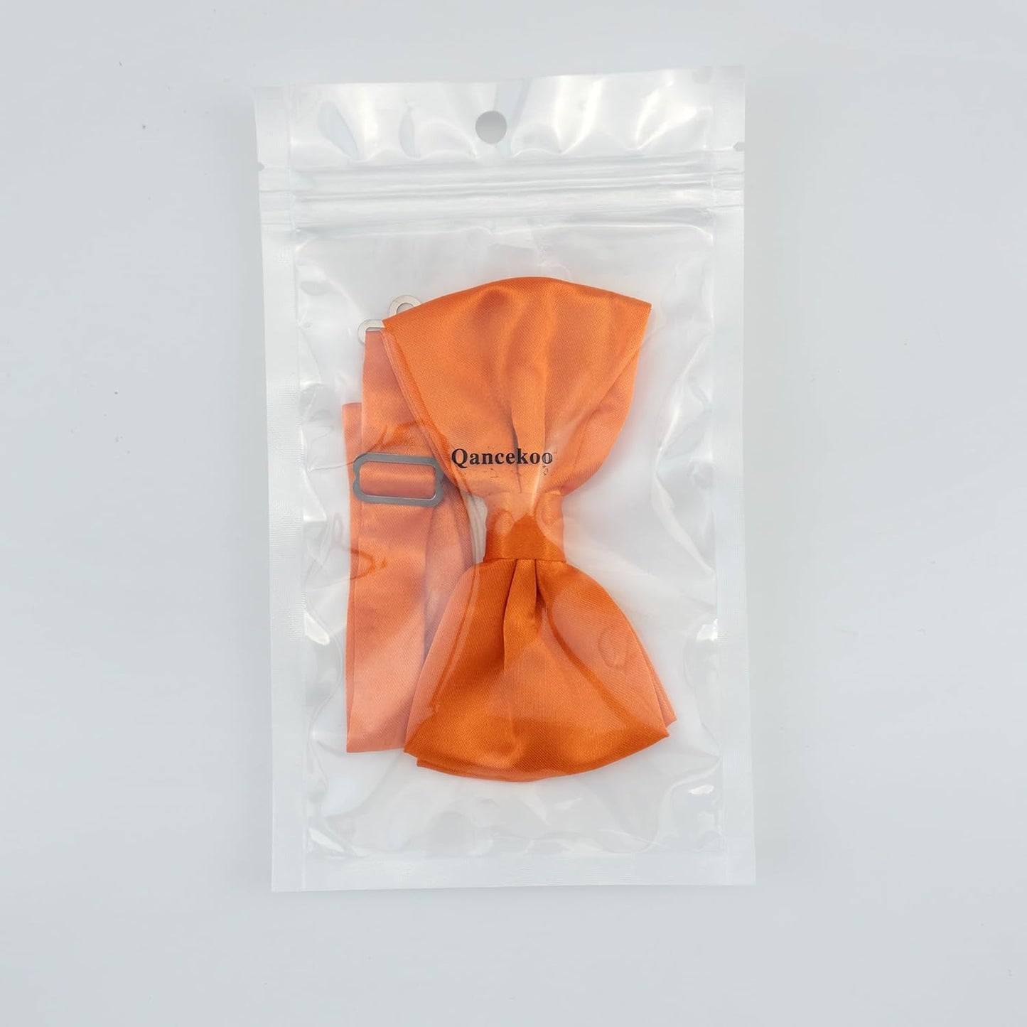 Verstellbare Herren-Fliege, einfarbig, doppelt gefaltet, vorgebunden für Dinner, Hochzeiten, Partys, Business, Bälle