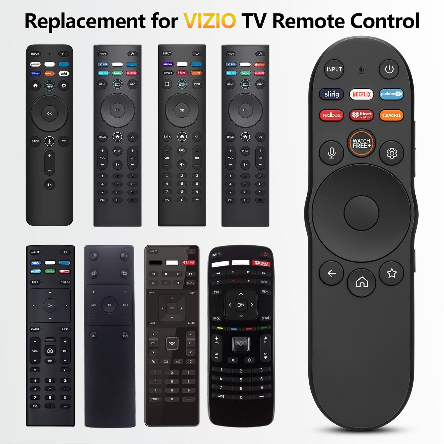 【Pack of 2】 Universal for Samsung-Smart-TV-Remote-Control Replacement for 2016-2026 All Samsung TVs