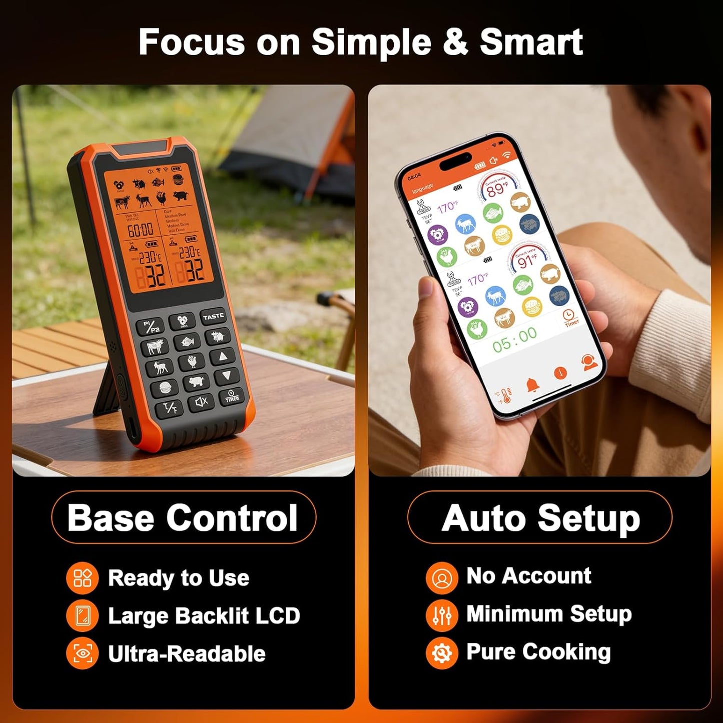 HOPEPOP Wireless Meat Thermometer Digital - A Game-Changer for Grill Masters