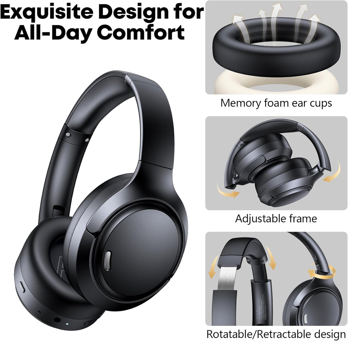TAGRY Hybrid Active Noise Cancelling Bluetooth Headphones Review