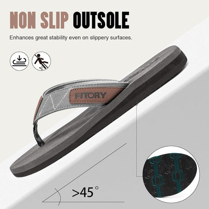 FITORY Men's Flip-Flops: The Perfect Blend of Comfort and Style