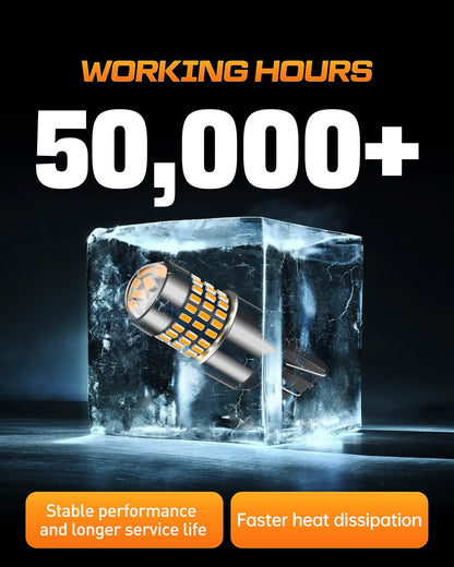 LUYED 3157 LED Bulbs Reverse Light Xenon White 1800 Lumens Super Bright 78 SMD 3056 3156 3057 4157 LED Bulbs,Used for Back Up Reverse Lights,Brake Lights,Tail Lights,Turn Signal Lights,Pack of 2