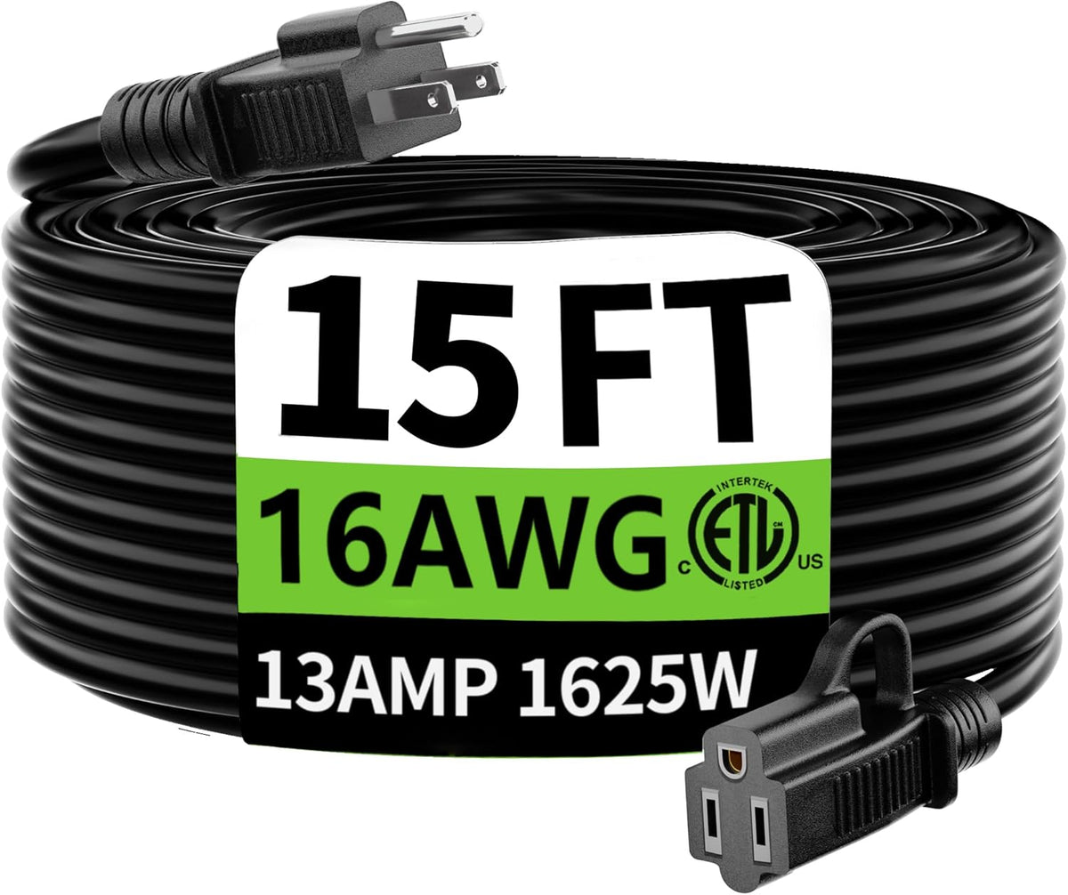 15FTBlack16AWG