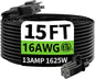 15FTBlack16AWG