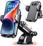 VANMASS【85+LBS Strongest Suction & Military-Grade Ultimate Car Phone Mount【Patent & Safety Certs】 Cell Phone Holder for Dash Windshield Vent for iPhone 17 Pro Max Automobile Accessory Kits,Ink Black