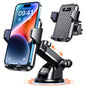 VANMASS【85+LBS Strongest Suction & Military-Grade Ultimate Car Phone Mount【Patent & Safety Certs】 Cell Phone Holder for Dash Windshield Vent for iPhone 17 Pro Max Automobile Accessory Kits,Ink Black