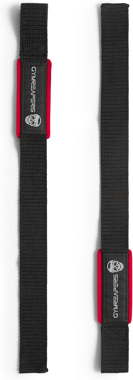 Gymreapers Hebe-Handgelenkbandagen für Gewichtheben, Bodybuilding, Powerlifting, Krafttraining und Kreuzheben – gepolstertes Neopren mit 45,7 cm Baumwolle