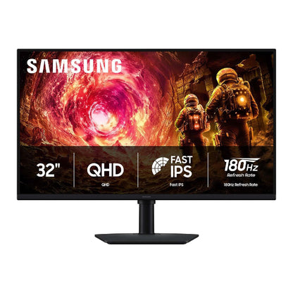 Samsung 27” Odyssey G5 G50F QHD Resolution Gaming Monitor, 180Hz Refresh Rate, Fast IPS Panel, HDR10, NVIDIA G-Sync Compatible, 1ms Response Time (GtG), AMD FreeSync™, Adjustable Stand, LS27FG502ENXZA