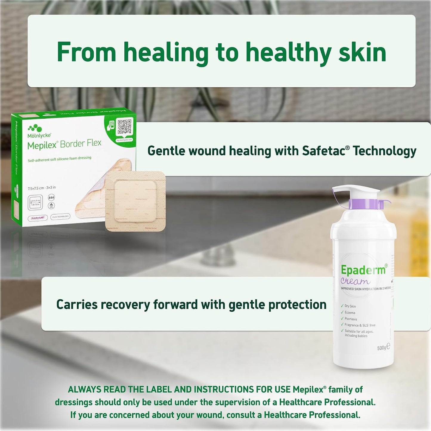 Epaderm Ointment for Eczema, Psoriasis and Dry Skin 1kg tub | 3-in-1 emollient formulated with clinically proven ingredients | Free from fragrance, colour, steroids, sodium lauryl sulphate (SLS) | Suitable for all ages, including babies