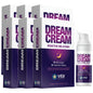 Vitasciences Dream Cream Melatonin 3mg - The Best Natural Sleep Aid, Topical Sleep Cream Is a Safe Alternative to Sleeping Pills. Fragrance-Free Lotion - Pack of 6