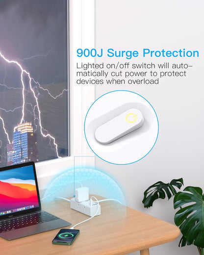 One Beat 10Ft Extension Cord with Multiple Outlets: A Game-Changer for Your Daily Power Needs