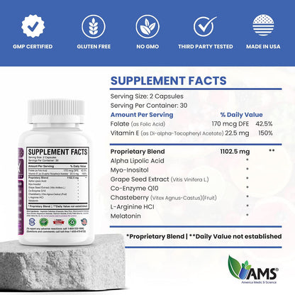 America Medic & Science OVA-Max Prenatal Vitamins for Women (120 Capsules) and Preconception Plus (180 Capsules)