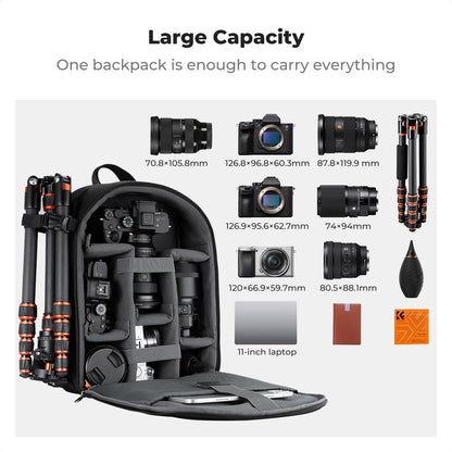 K&F CONCEPT Lightweight Camera Backpack: A Photographer's Best Friend