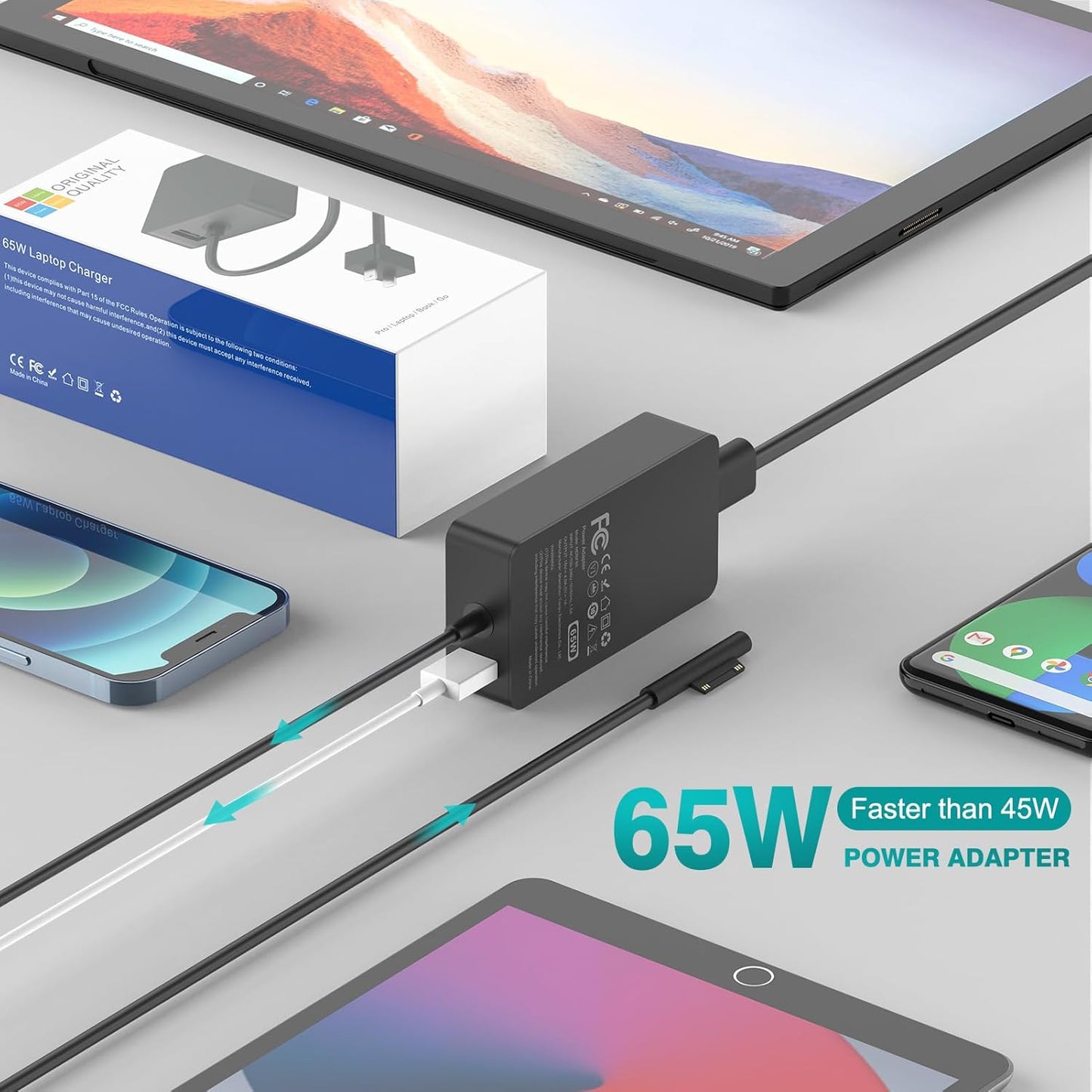 65W Charger for Microsoft Surface: A Game-Changer for Your Power Needs