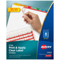 Avery 8 Tab Dividers for 3 Ring Binder, Easy Print & Apply Clear Label Strip, Index Maker Customizable Multicolor Tabs, 25 Sets (11424)