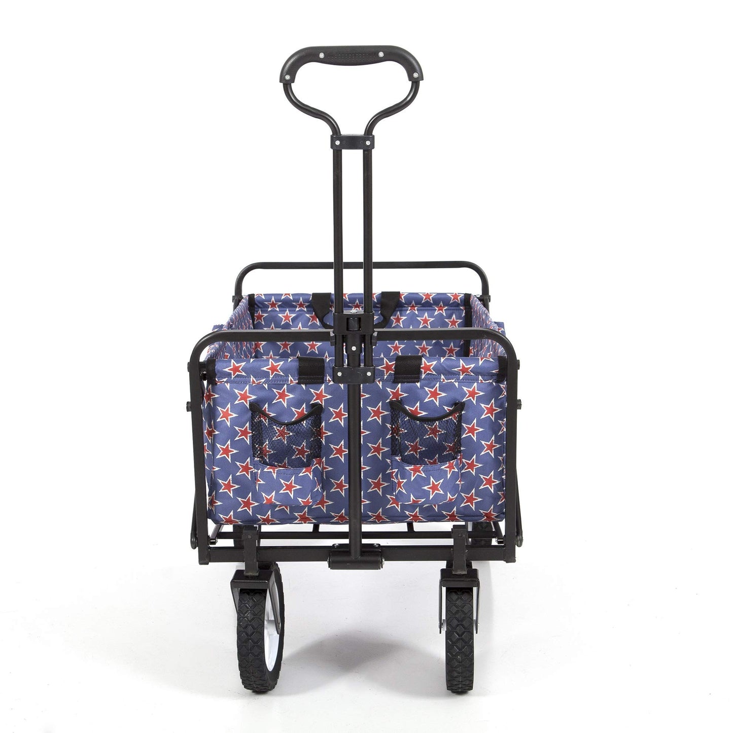 Mac Sports Collapsible Folding Outdoor Utility Wagon, Black