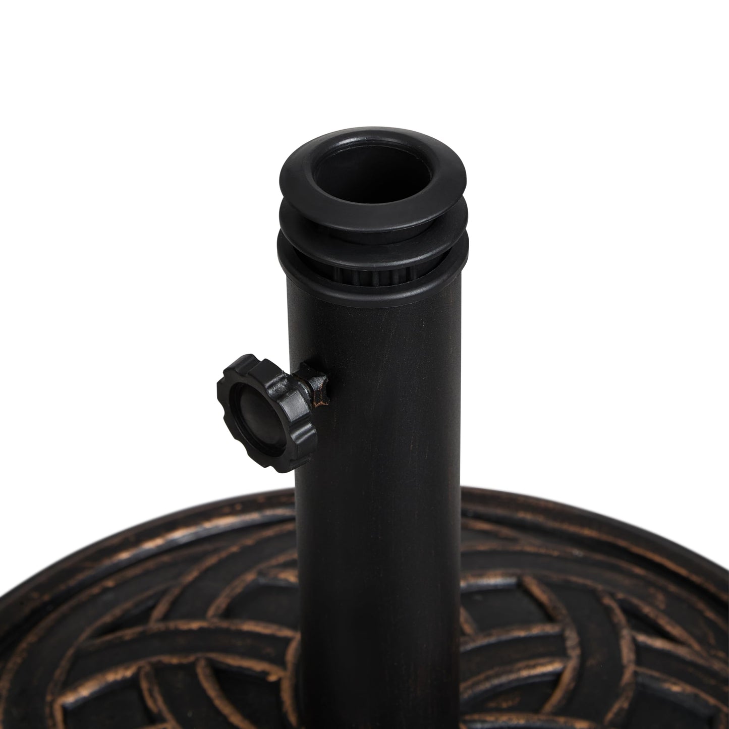BACKYARD EXPRESSIONS PATIO · HOME · GARDEN 911554 21 Pound Umbrella Base, Bronze