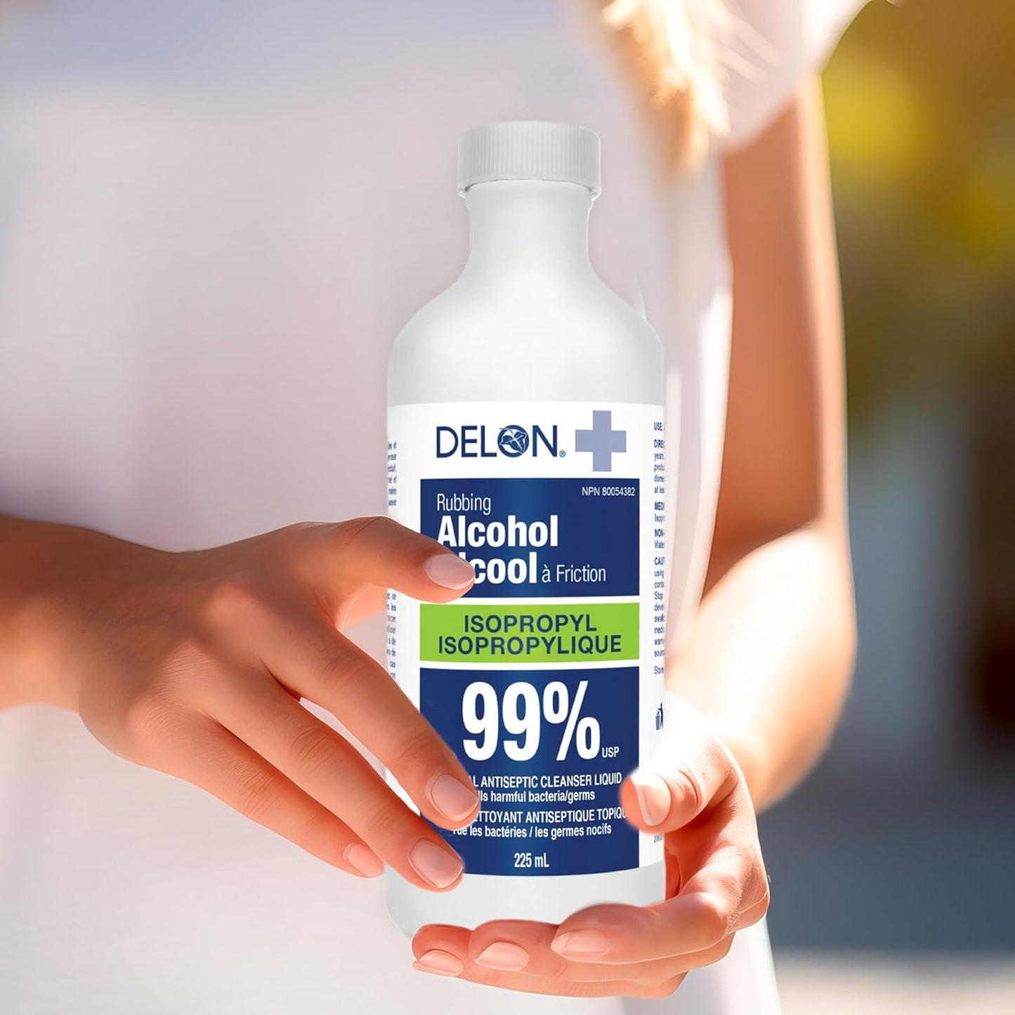Delon Isopropyl 99 Prozent – 1 Flasche (225 ml) Reinigungsalkohol – Hochreiner IPA-Reiniger zur Reinigung und medizinischen Anwendung.