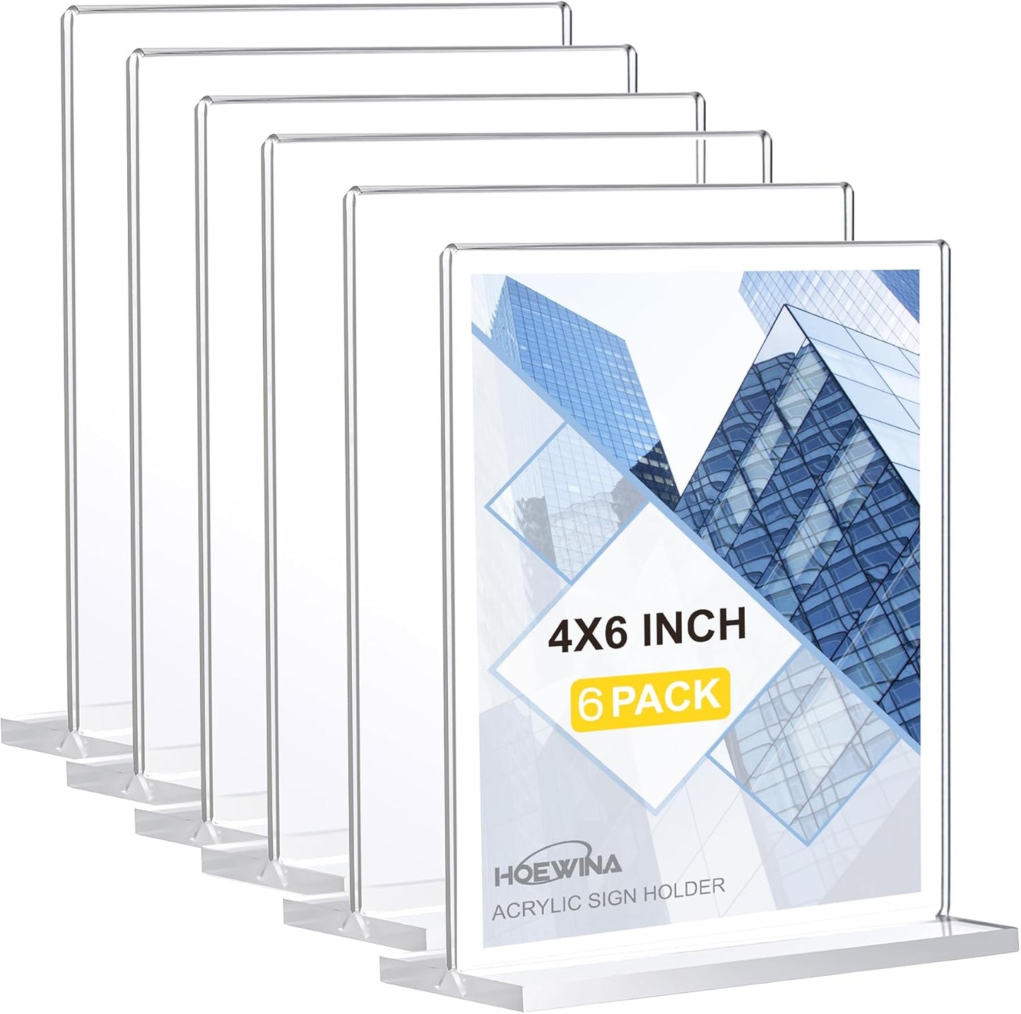 Vertical 6 Pack 4x6 Inch