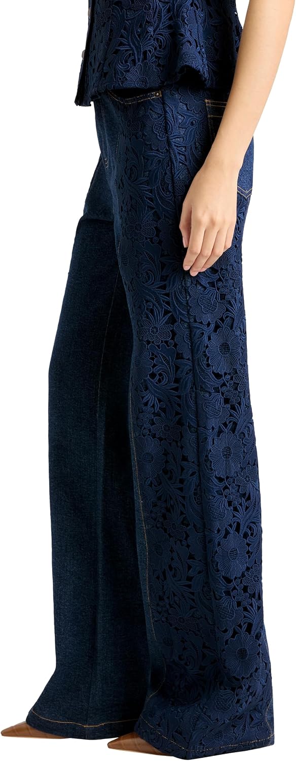 Cinq à Sept Womens Lace Combo Francine Pant