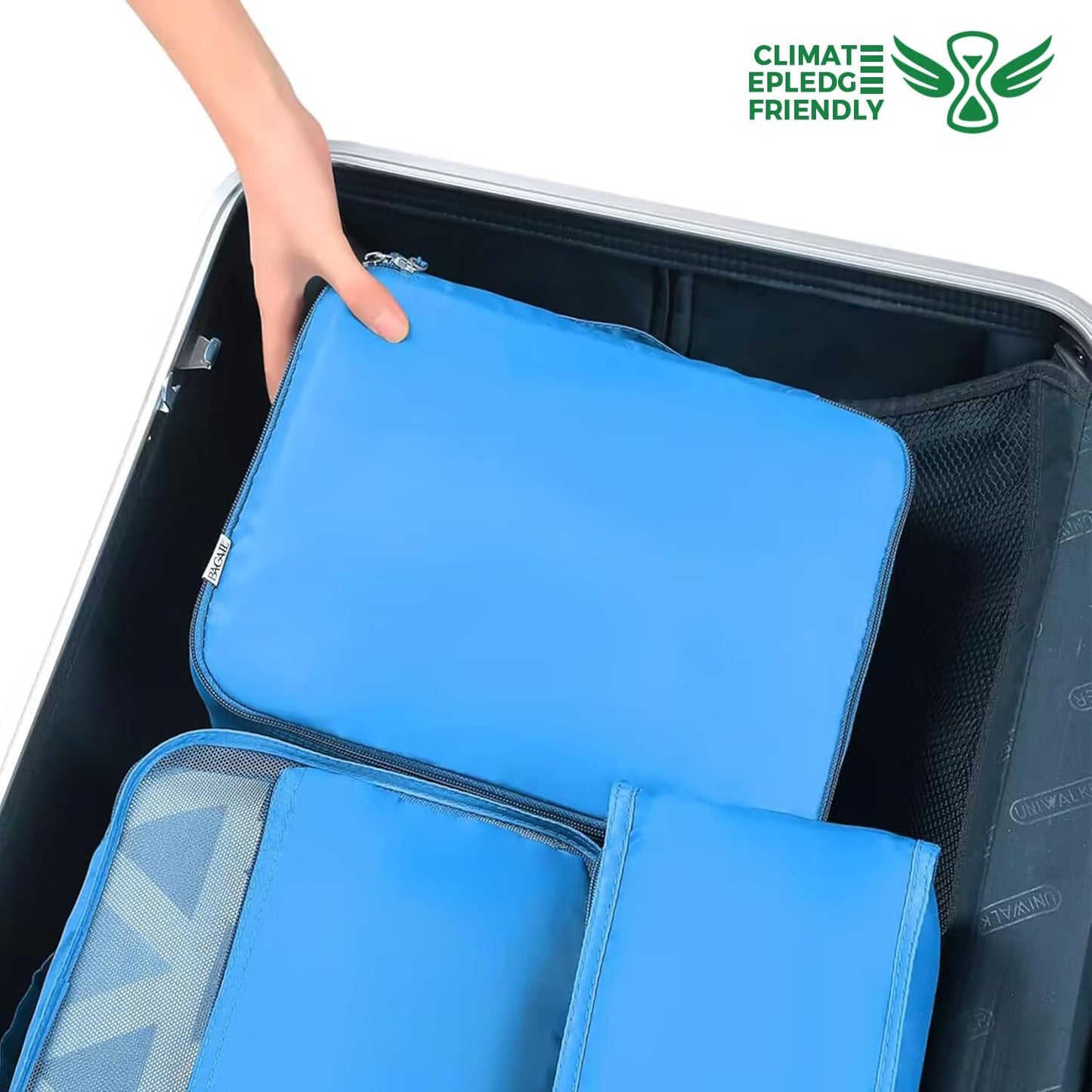 BAGAIL 8er Set Packwürfel Gepäckorganizer für Reisezubehör