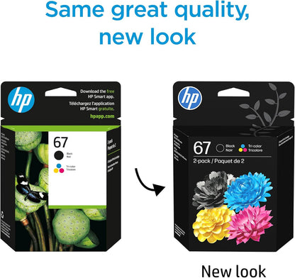 Original HP 67XL Schwarze Tintenpatrone mit hoher Reichweite | Kompatibel mit HP DeskJet 1255, 2700, 4100er Serien, HP Envy 6000, 6400er Serien | Für Instant Ink geeignet | 3YM57AN