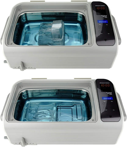 iSonic Ultrasonic CPAP Deep Cleaner P4862-CPAP or P4861-CPAP (Large), 1.6Gal/6L, 110V for North America, with SS. Weight Bracket, Cleaning Tablet, Beige, 1.6 Gallon