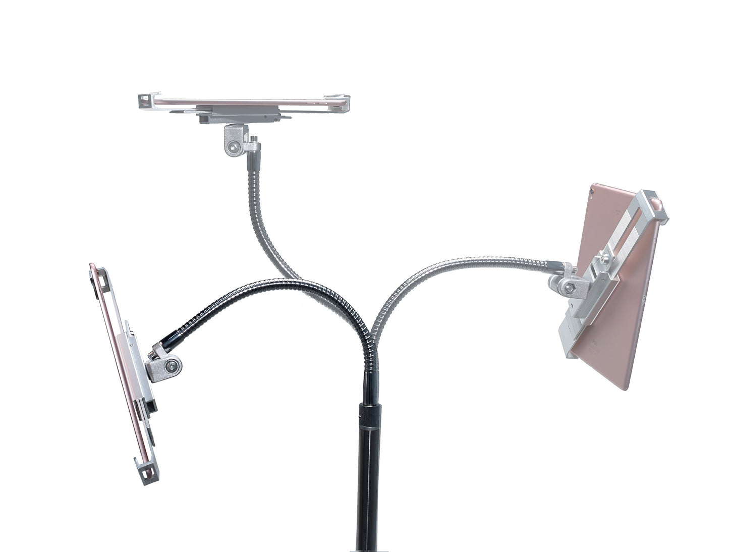 Medical Mobile Stand – CTA Medical Mobile Floor Stand for iPad 7/8/9 Gen 10.2”, 12.9” iPad Pro, 11” iPad Pro, iPad mini, iPad Air 4, Surface Pro X, and Other 7-13" Tablet - White