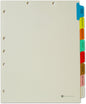 Medical Arts Press Match Medical Chart Index Dividers- 8 Tabs, Letter Size, Manila, Side Tab (50 Sets/Box)