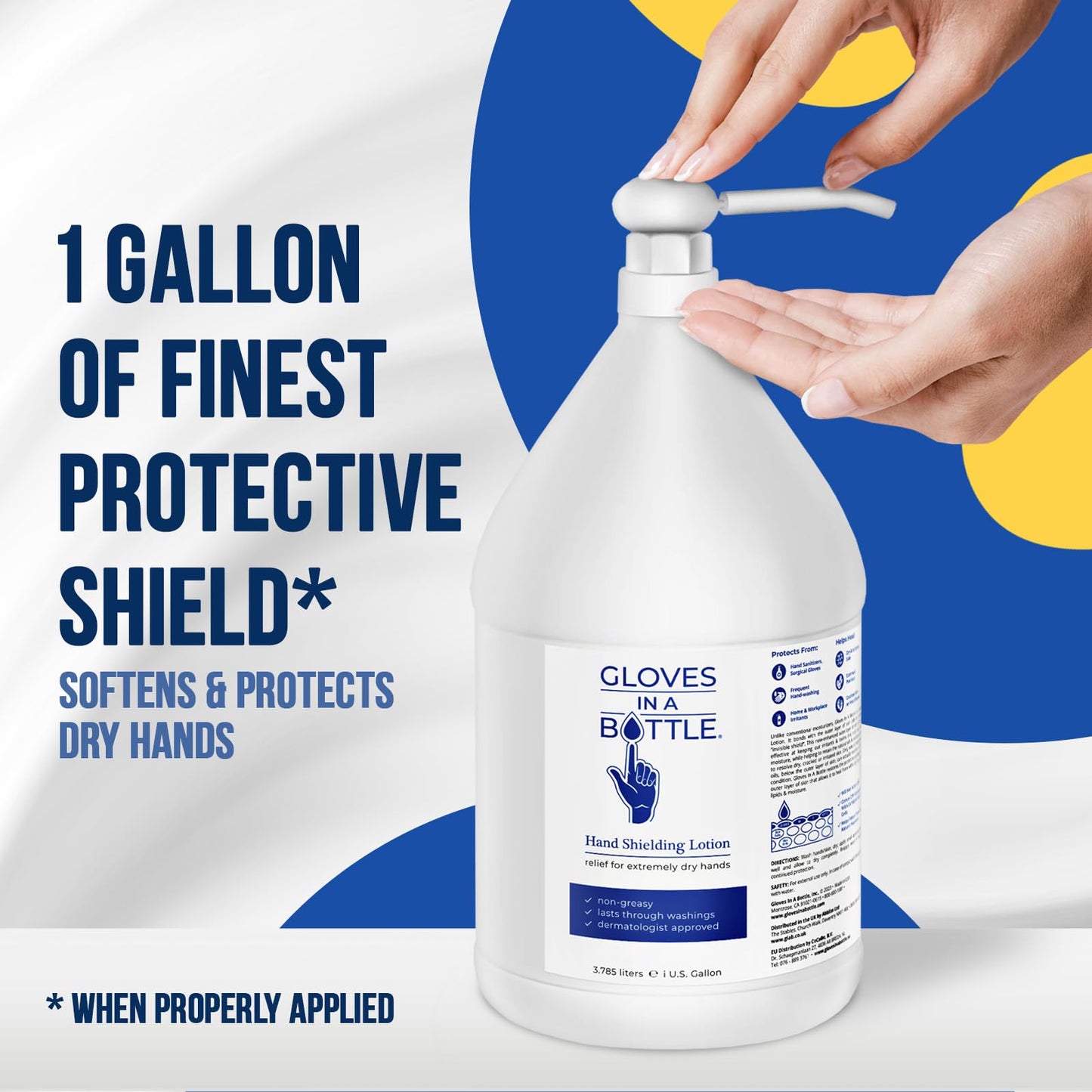Gloves In A Bottle Shielding Lotion for Dry Itchy Skin, 8 ounce (12 Pack)