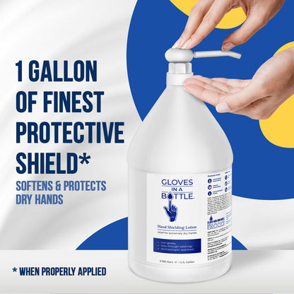 Gloves In A Bottle Shielding Lotion for Dry Itchy Skin, 8 ounce (12 Pack)