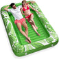 Jasonwell 4 in 1 Inflatable Tanning Pool Lounger Float - Sunbathing Lounge Floatie Raft Toys, Water Filled Tanning Bed Mat Pad Blow Up Kiddie Pool with Ball Pit for Adult, Kids (L)