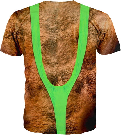 Cozople Herren T-Shirts 3D Bedruckt Lustige Shirts Hässliche Kurzarm Rundhals Oberteil Tee