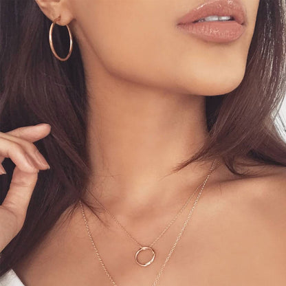 Große Gold Creolen für Frauen, Hypoallergene Dünne Gold Creolen, Sterling Silber Creolen für Damen, Extra Große, Mittelgroße, Große Creolen