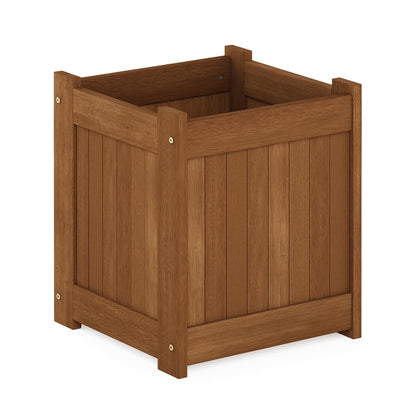 Furinno FG17478 Tioman Outdoor Patio Furniture Hardwood Potting Bench, Natural