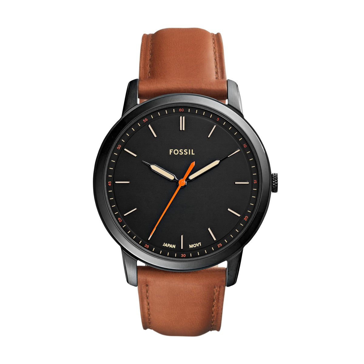Fossil Men's Minimalist Quartz Stainless Steel Three-Hand Watch for Men