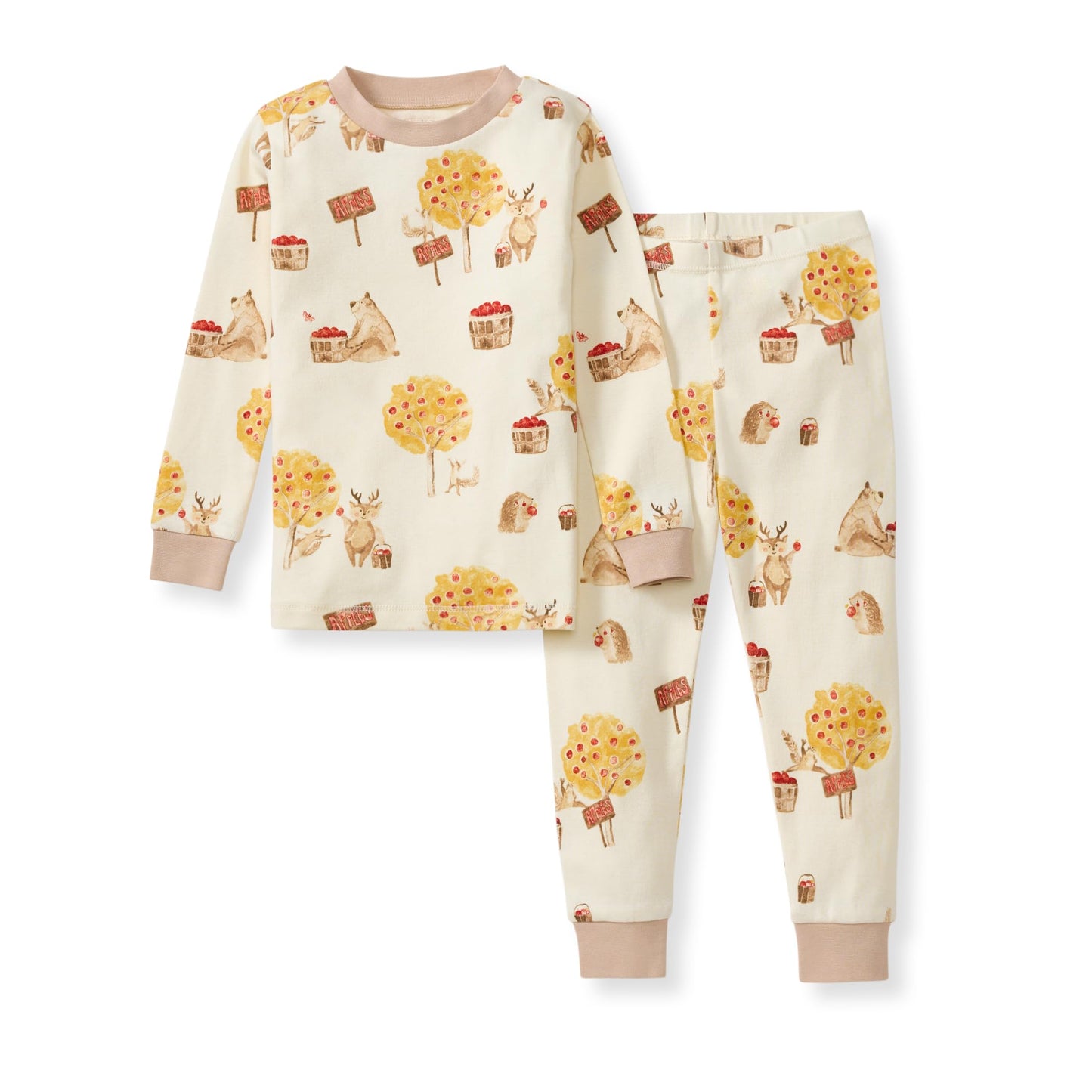 Burt's Bees Baby Organic Cotton Pajamas for Boys, 100% Cotton Pajama Set for Toddlers and Kids, Soft and Stretchable Fabric