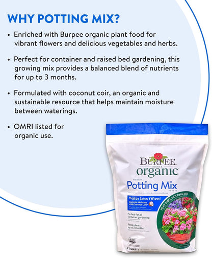 Burpee Organic Potting Mix: A Game-Changer for Your Container Garden