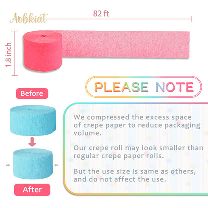 AOBKIAT Decoraciones para Fiesta de Bodas, 5 Rollos de Serpentinas de Papel Crepé Color Verde Oliva Caqui para Bodas Boho Verdes, Cumpleaños, Despedidas de Soltera/Bebé