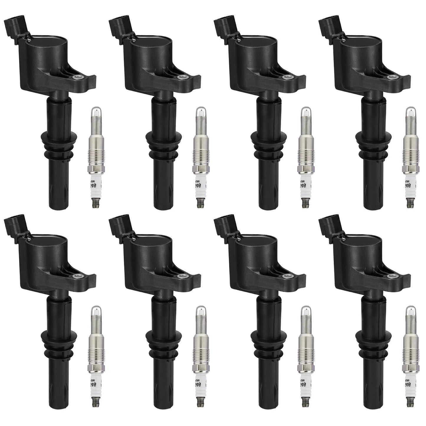 BDFHYK Ignition Coil Pack UF648 and Iridium Spark Plug 97390 Compatible with Jeep Grand Cherokee 2011-2015 Jeep Wrangler Dodge Charger Grand Caravan 2016 Chrysler 200 300 Jeep Coil Pack 3.6L Set of 6
