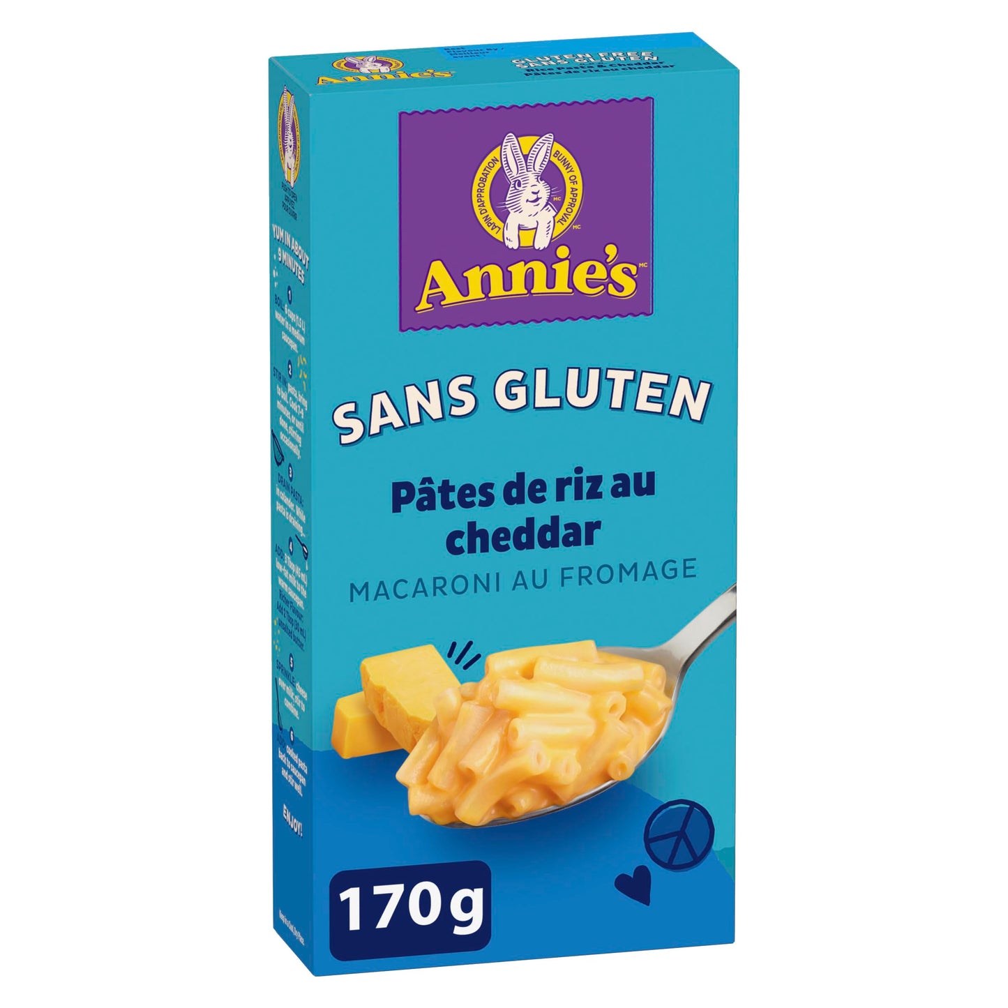 Annie's Homegrown Reisnudeln mit Käse-Sauce, 170 GR