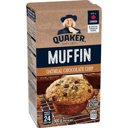 Mezcla para Muffins Quaker Avena con Chispas de Chocolate, 900g/31.7 oz