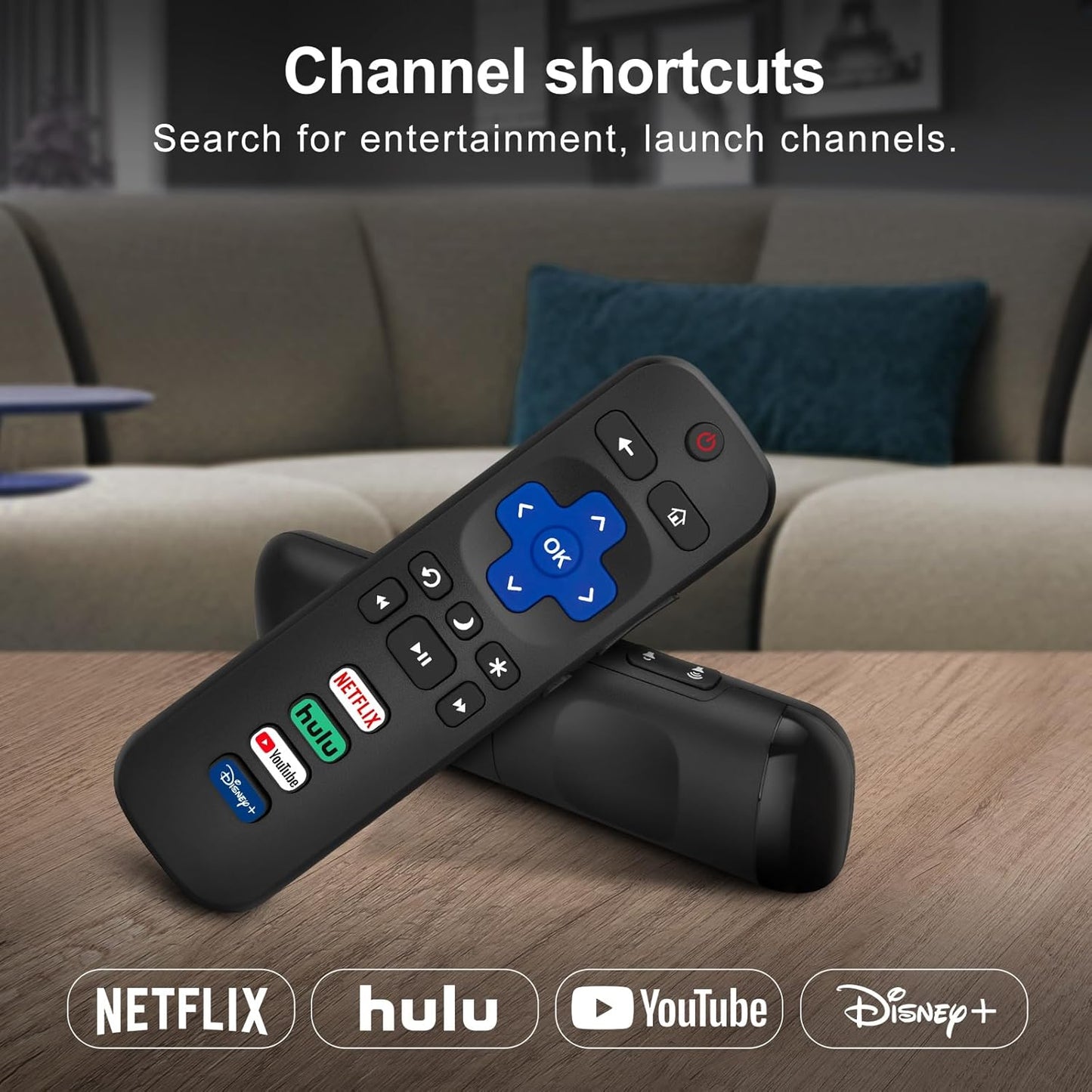 Effortless Roku TV Control with Acoyer Replacement Remote