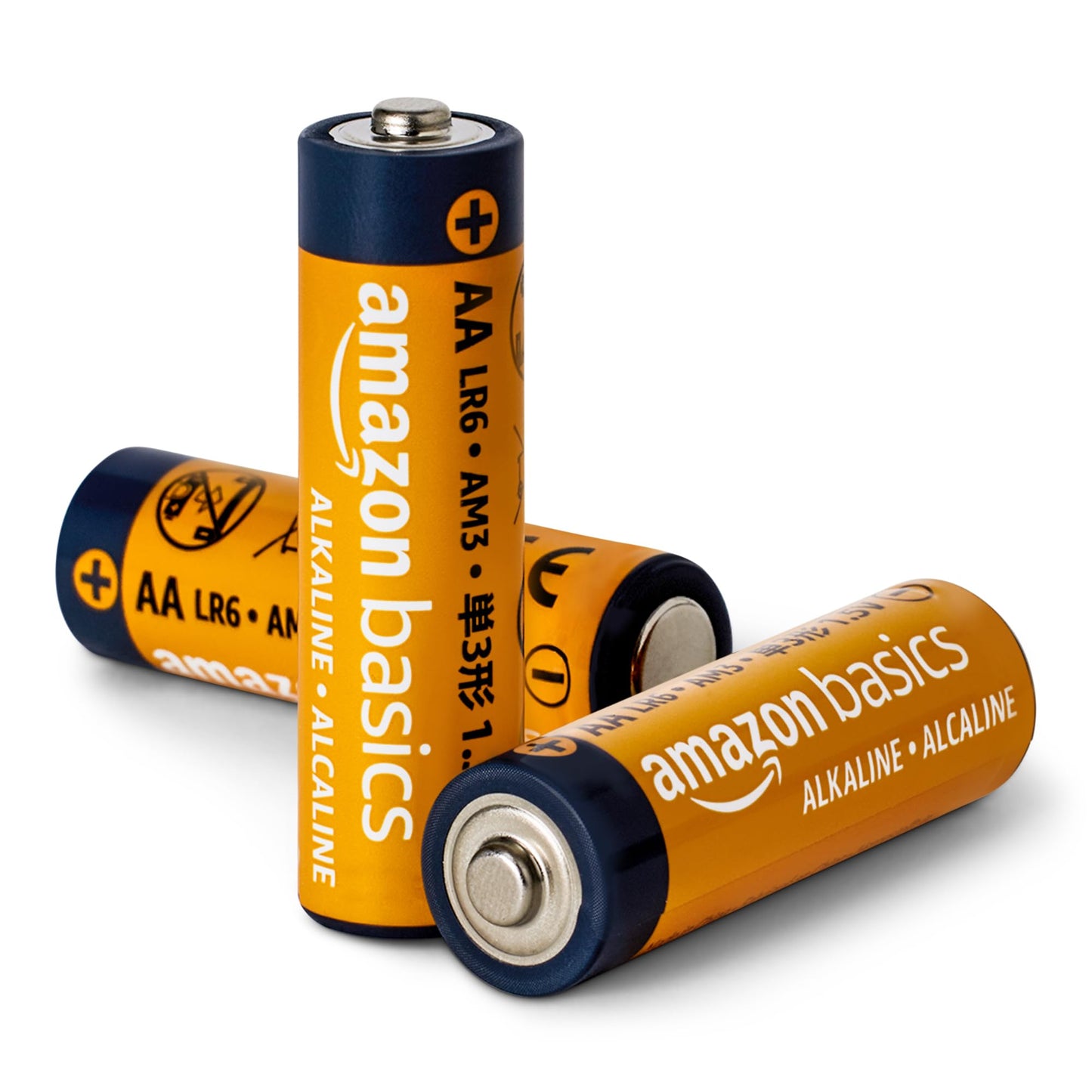 Amazon Basics AA Alkaline Hochleistungsbatterien, 48 Stück, 1,5 Volt, 10 Jahre lagerfähig, langlebig, auslaufsicher