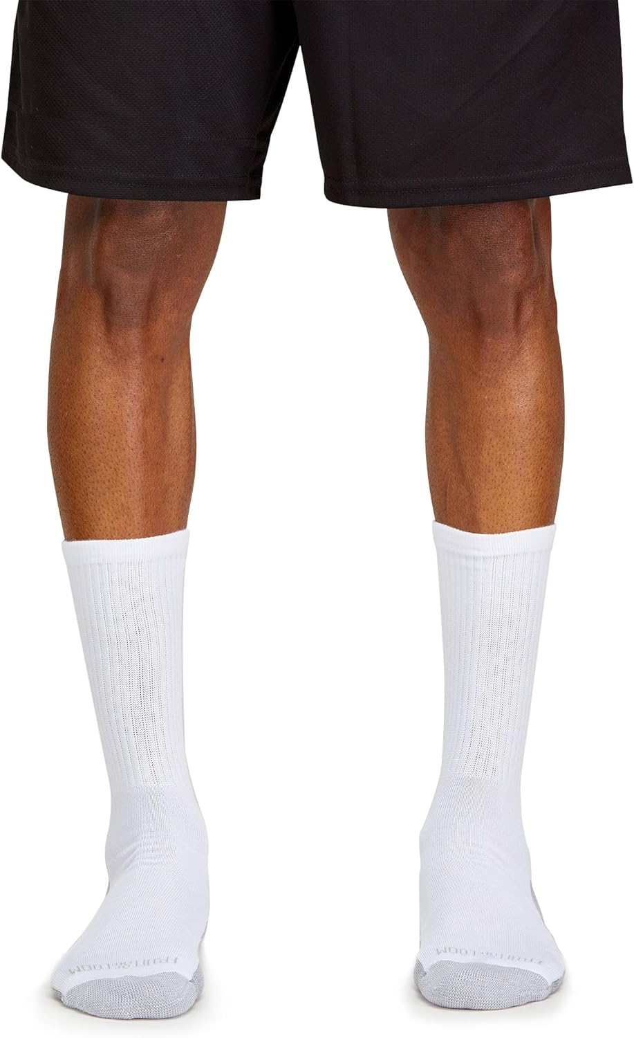 Fruit of the Loom Herren Dual Defense Crew Socken 12 PaarFreizeitsocken