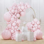 PartyWoo White Balloons 140 pcs Different Sizes of 18 12 10 5 Inch White Balloons Arch Kit Garland for Wedding Baby Shower Birthday Bridal Shower Graduation Engagement Party Decorations White-Y13