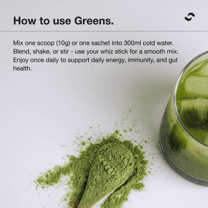 Switch Nutrition Greens 50 Serves Mango Passionfruit flavour