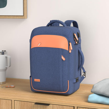 Lumesner Handgepäck Rucksack, extra großer 40L Flugzugelassener Reiserucksack für Damen & Herren