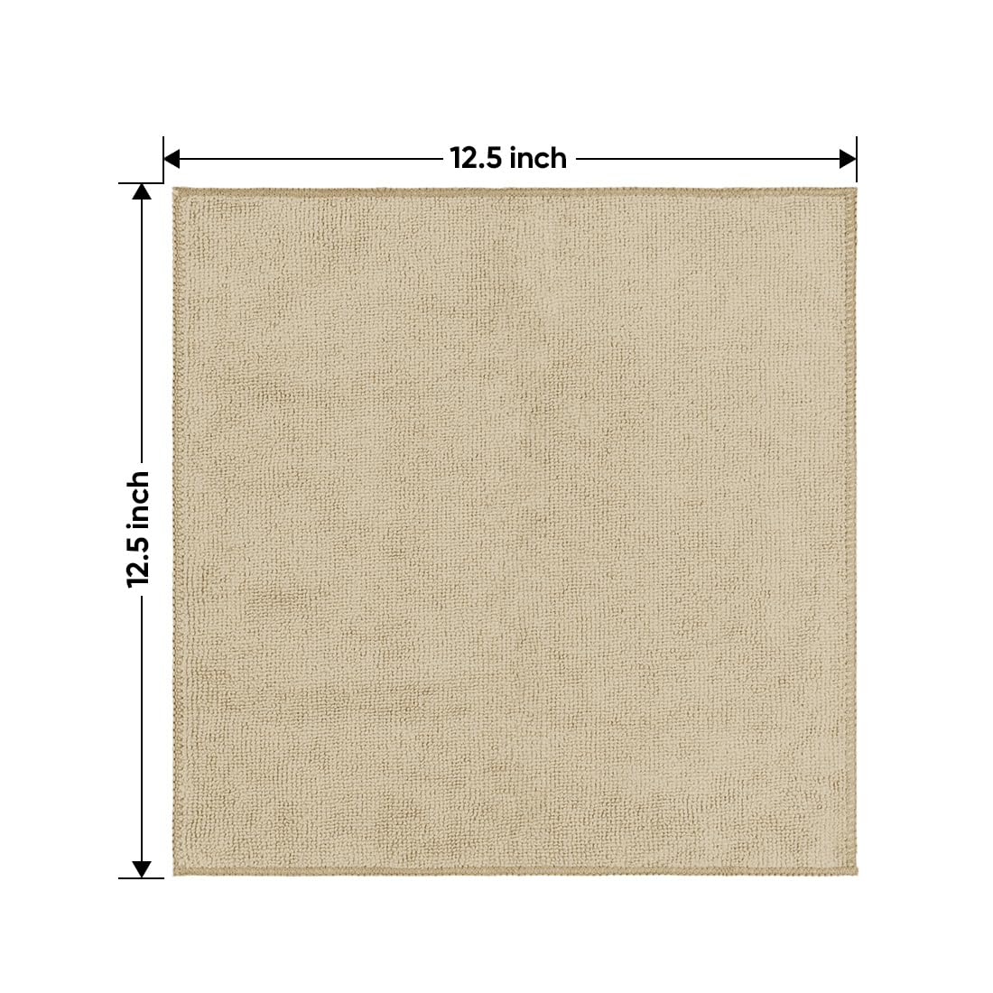 HOMEXCEL Microfiber Cleaning Cloth 12 Pack, 12.5 x 12.5 inch Microfiber Towels for Cars, Ultra Absorbent Car Washing Cloth, Lint Free Streak Free Cleaning Rags for Car, Kitchen, and Window (Grey)