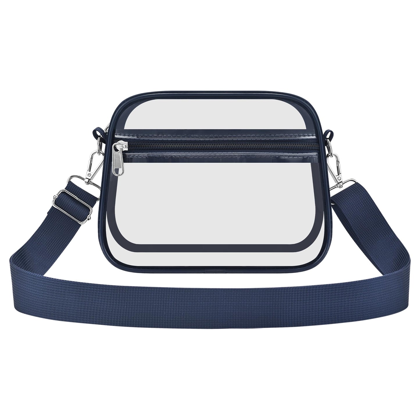 Clear Bag for Stadium Events Clear Sports Fan Handbags Purses with Adjustbale Strap for Concerts Festivals Game Day